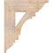 Ekena Millwork Merced Traditional Smooth Bracket, Douglas Fir, 5 1/2"W x 22"D x 26"H BKT06X22X26MRC01SDF - alternate 2
